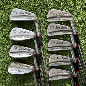 Wilson Sam Snead Blue Ridge Iron Set 2-PW Red Hat Leather Wrap Grips Red Hat - Picture 1 of 7
