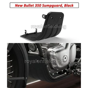 Genuine Royal Enfield New Bullet 350 "ALUMINIUM SUMPGUARD BLACK" 2024-25 - Picture 1 of 4