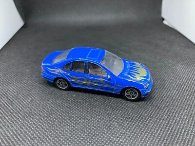 Brinquedo Realtoy Real - Mercedes Benz Classe C W203 Azul - Diecast - 1:64 - USADO - Imagem 1 de 3