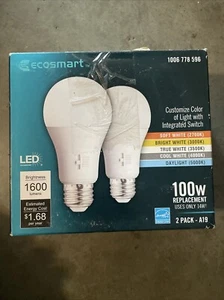 ECO-SMART CUSTOMIZED COLOR INTEGRATED SWITCH LIGHT BULBS 100W 1006 778 596 - Picture 1 of 2