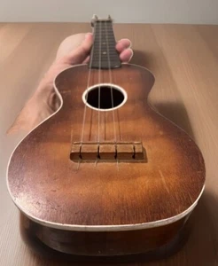 Antique Vintage 30s Harmony Soprano Wood Ukelele Hawaii 20" Musical Instrument - Picture 1 of 8
