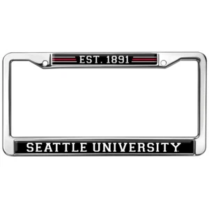 Seattle Universityversity School Logo Standard License Plate Metal Frame - Picture 1 of 7