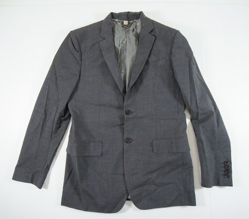 Giacca Burberry uomo 48 S grigio blazer cappotto lana vergine tuta top Italia DIFETTI***