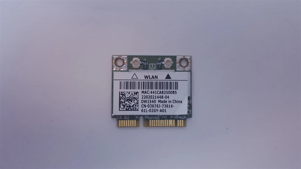 👍 Tarjeta inalámbrica Dell Latitude E5430 E5520 E6230 3676J WLAN 802.11n media altura Foto 1 de 1