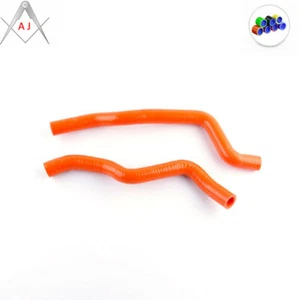 For KTM 450 SX 450SX 2009 2010 2011 ATV Silicone Radiator Coolant Hose Orange - Picture 1 of 5
