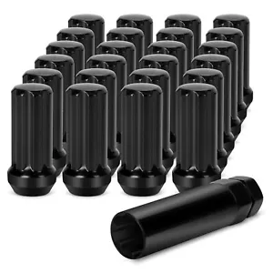 14X1.5 Spline Lug nuts Compatible with Chevy GMC Silverado Sierra 1500, 24pcs - Picture 1 of 9