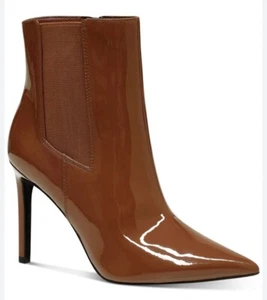 INC Katalina Marrón Botines 4" Tacón Mujer Zapatos Talla 5M Cremallera - Imagen 1 de 9
