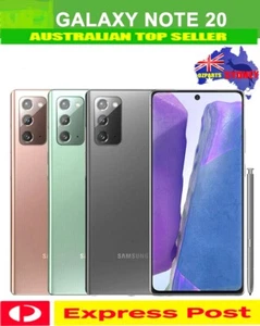 NEW Samsung Galaxy Note 20 5G SM-N981U, Unlocked Smartphone, 128GB, SYDNEY STOCK - Afbeelding 1 van 12