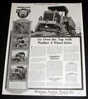 1918 OLD WWI MAGAZINE PRINT AD, WINTHER WORMLESS MOTOR TRUCKS, GO OVER THE TOP!