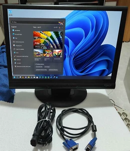 PC MONITOR LCD DA 17" (QBELL 17F-4WL )VGA DISPL DESKTOP @ COMPLETI CON CAVI @ - Foto 1 di 20