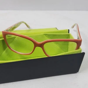 Vintage NOS Metropolitan Eyeglass Frames 55 15 135 Orange Yellow Blue - Picture 1 of 8