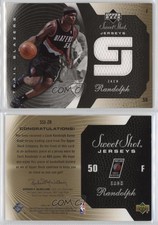 2005-06 Upper Deck Sweet Shot Jerseys Gold /99 Zach Randolph #SSJ-ZR