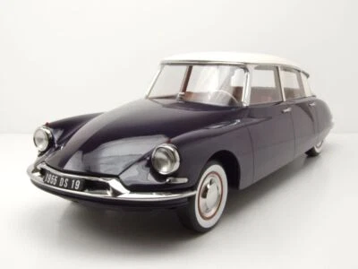 Citroen DS 19 1955 Viola Bianca Modellino 1:12 Norev - Immagine 1 di 4