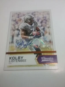 Kolby Listenbee TCU 2016 Classics Rookies Bronce Autografiado RC #227 25/49 - Imagen 1 de 4