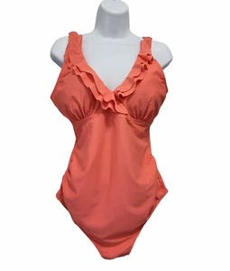 Tempotrek Maternity Swimsuit XL Women Pregnancy Coral One Piece Bathing Suit NEW - Picture 1 of 4