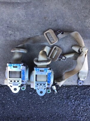 Cintos de segurança dianteiros Nissan Maxima-2009-2010-2011-2012 2013 2014-cor bege - Imagem 1 de 2