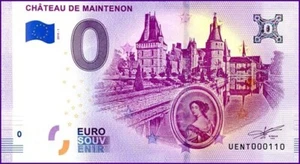 UENT / CHATEAU DE MAINTENON / BILLET 0 € / NULL EURO-SCHEIN / 0 € 2019-1 - Picture 1 of 1