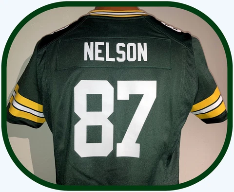 JORDY NELSON GREEN BAY PACKERS NIKE ON FIELD ADULT LARGE JERSEY RUNS SMALL Cover