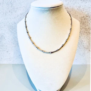 Diamond 14K White Gold Necklace 0.85ct. - Picture 1 of 12