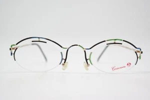 Vintage Brille Casanova CLAYBERG-4 Gold Mehrfarbig Halbrand Brillengestell - Picture 1 of 6