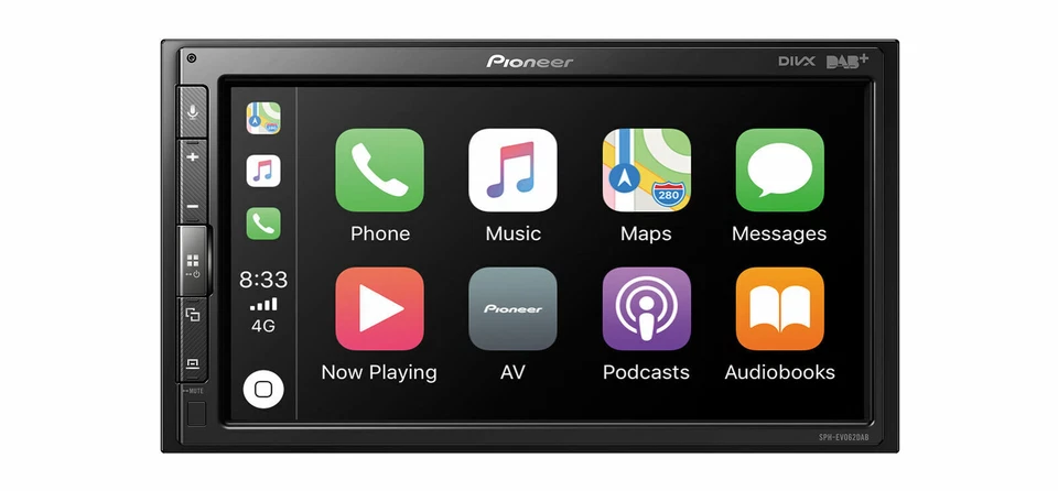 Pioneer SPH-EVO62DAB 6,8-Zoll Touchscreen Display 1-DIN-Multimedia-Player - Schwarz