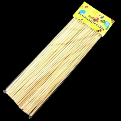 BEST CHOICE ca. 80 x SCHASCHLIKSPIESSE HOLZ 25 cm x 2,8 mm Holzspiesse Grillspiesse