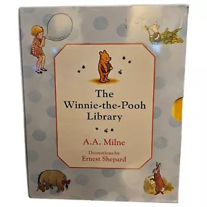 Winnie-The-Pooh Library Box Set By A.A. Milne 12 Books Ages 3+ Christopher Robin - Picture 1 of 5