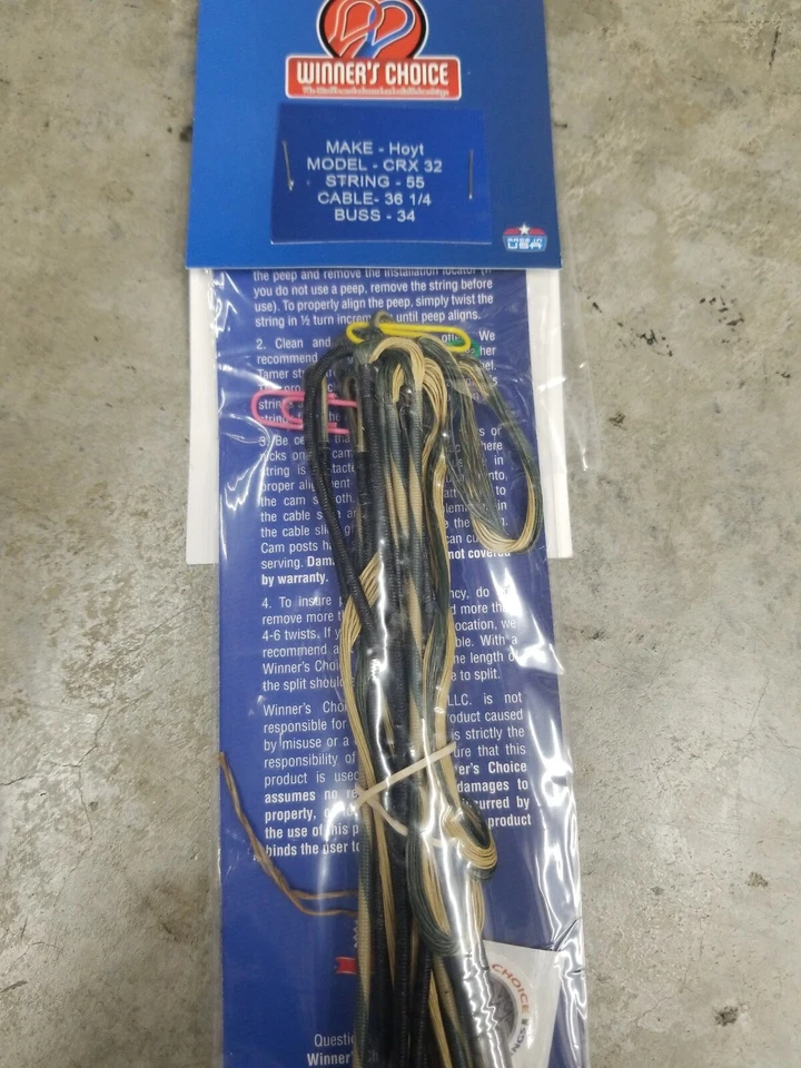 Cuerda y cable Winners Choice para hoyt crx 32 55 36 1/4 34 Foto 1 de 1