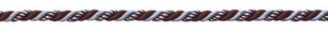 Brown Ice Blue 3/16" Decorative Rope Cord Mocha Ice [By The Yard] - Picture 1 of 1