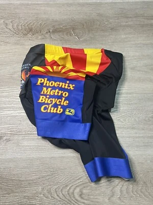 GIORDANA Bike Shorts CYCLE Womens X-Large Nylon Spandex Az Club with CONTOUR PAD - Image 1 of 4