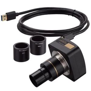 AmScope 1.2MP Low-light  USB2.0 C-mount Microscope Camera + Calibration Slide - Picture 1 of 1