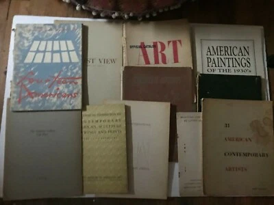 RARE 11 VINTAGE ILLUST CATALOGS AMERICAN ARTISTS EARLY 20c SEE LIST FREE SHIP - Image 1 of 4