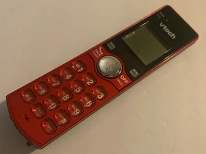 VTech CS6929-26 CORDLESS PHONE HANDSET - RED - REPLACEMENT EXPANSION - FREE SHIP - Picture 1 of 5