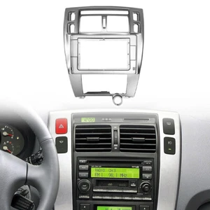 For Hyundai Tucson 2004~09 Car Stereo Radio Fascia Panel Trim 2 Din Frame Kit - Picture 1 of 3