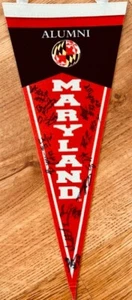 2017 Maryland squadra femminile gagliardetto firmato Brenda Frese Kaila Charles Brionna Jones - Foto 1 di 1