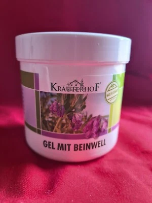 4x Kräuterhof Gel mit Beinwell 250ml wohltuende kühlende Pflege für Beine, Füße