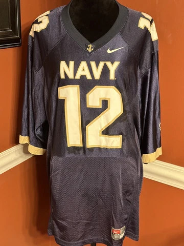 Nike Navy Midshipmen #12 Football Jersey Mens XL Cover