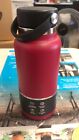 Hydro Flask Wide Mouth Stainless Steel Water Bottle 32oz Snapper- NEW with dents