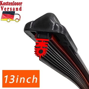 Car Windshield Wipers Are Suitable for J/U-Shaped 11 Layer Rubber Strip Wiper Bl - Bild 1 von 25