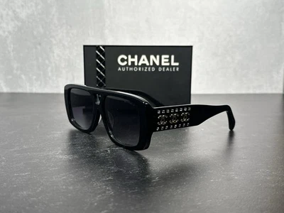 ¡NUEVAS GAFAS DE SOL CHANEL 9160B AVIADOR 622/S6 NEGRAS con LENTE GRIS 9160! ¡SE ENVÍA HOY! Foto 1 de 4