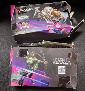 2 x cajas de Magic The Gathering Foundations Play Booster Box cartón exterior daños - Imagen 1 de 4