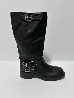 Botas pretas femininas Madden Girl Celeste, tamanho 9,5 M - Imagem 1 de 4