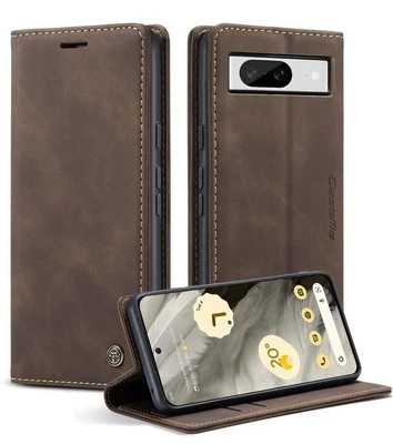 Cracedily for Google 8 Case, Flip Wallet Leather Case with Card Holder Magnetic - Image 1 of 4