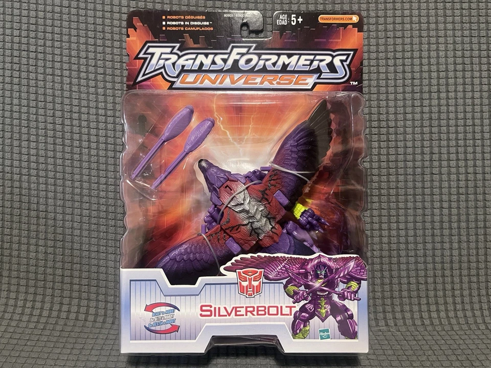 HASBRO Transformers Universe 2003 SILVERBOLT - Beast Wars Purple Wolf Eagle - Image 1 of 4