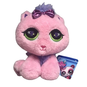 Littlest Pet Shop LPS Gen 7 Pink Cat Plush Collectible Stuffed Toy Hasbro w CODE - Picture 1 of 15