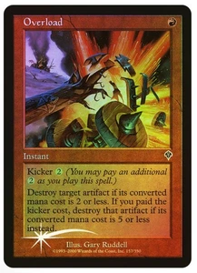 Magic the Gathering OVERLOAD #156/350 Invasion Red Foil Common 2000 NM - Picture 1 of 2