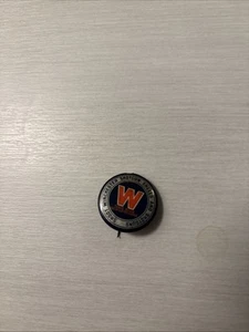 Vintage Winchester Shotgun Shells 1” Pin Back With Paper Insert Whitehead & Hoag - Picture 1 of 5