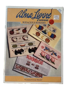 Alma Lynne Designs Bodacious Borders Counted Cross Stitch Booklet Holidays 1991 - Picture 1 of 1