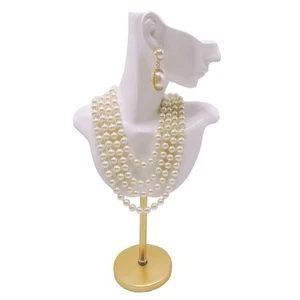 Jewelry Display Stand Jewelry Mannequin Bust Necklace Earring Display Holder ... - Picture 1 of 8