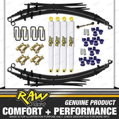 RAW Shock Leaf Springs for TOYOTA 4 RUNNER LN YN 60 SERIES 2"50mm Lift Kit 300KG - image 1 of 2